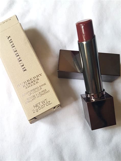 burberry kisses sheer oxblood.